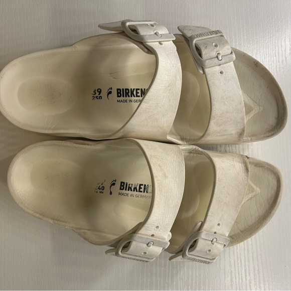 White rubber Birkenstocks - Picture 3 of 3